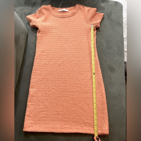 Elodie Textured Short Sleeve Mini Dress - Picture 7 of 9